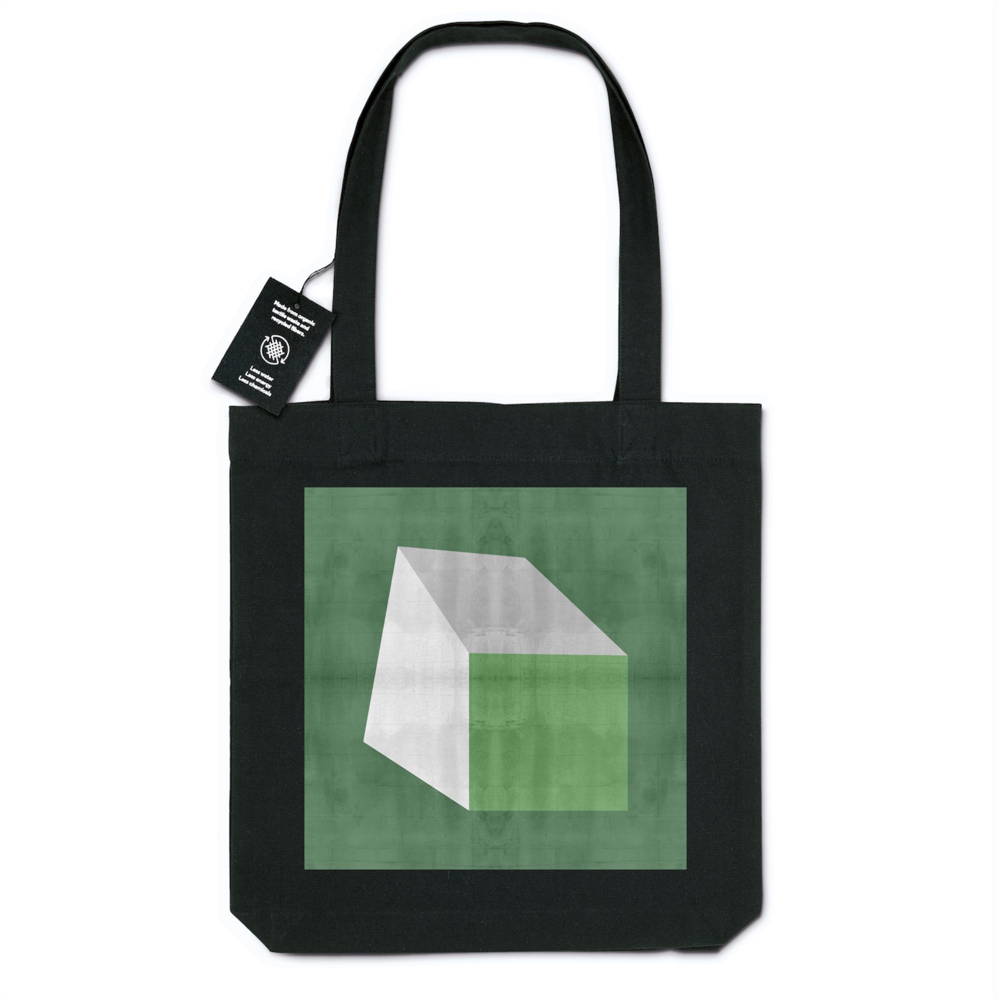 Green Cube No.1 Recycled Organic Tote Bag