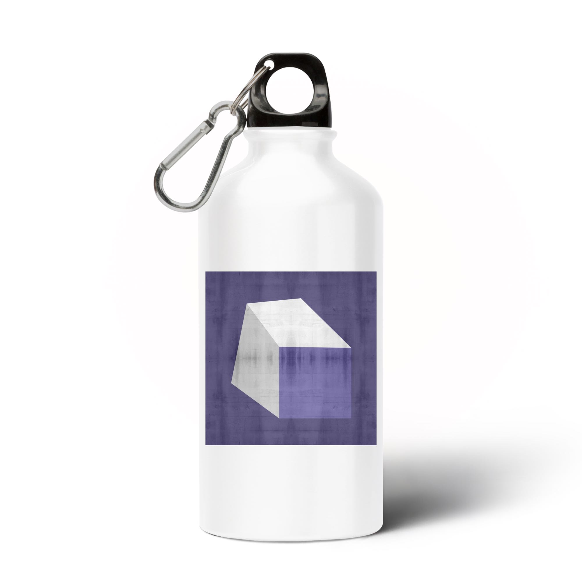 Purple Cube No.1 Aluminum Water Bottle