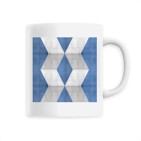 Blue Opt-Art No.1 Mug