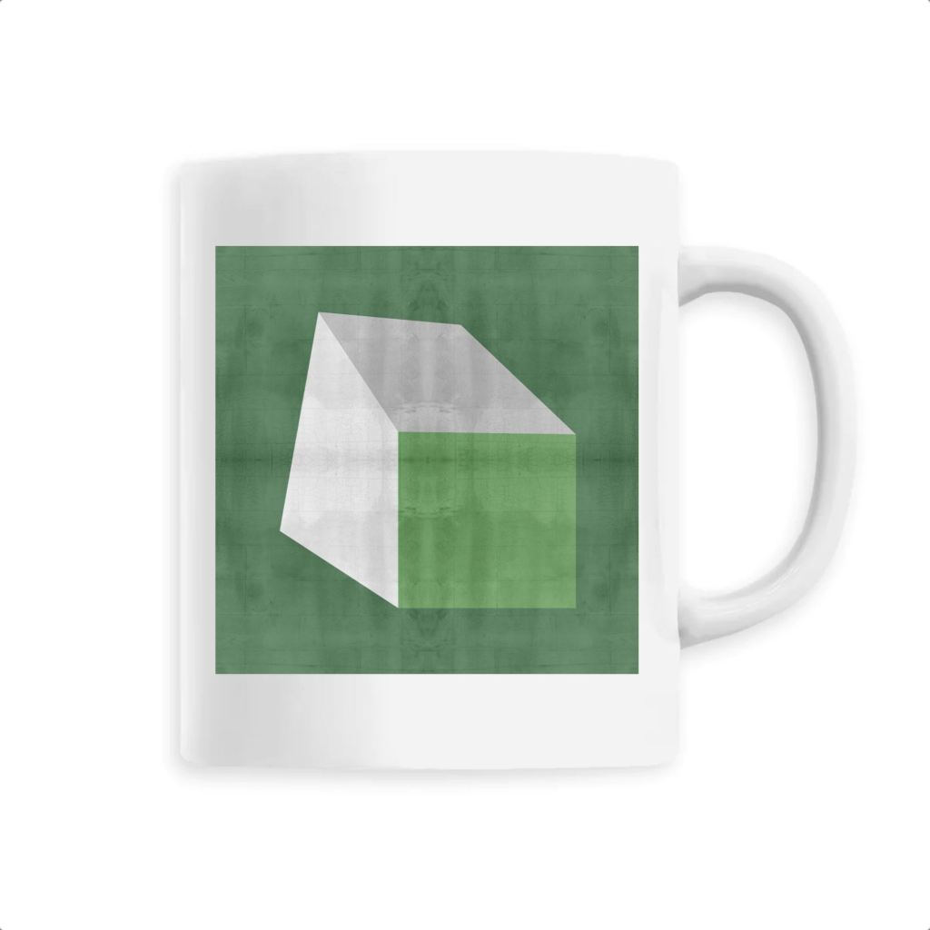 Green Cube No.1 Mug