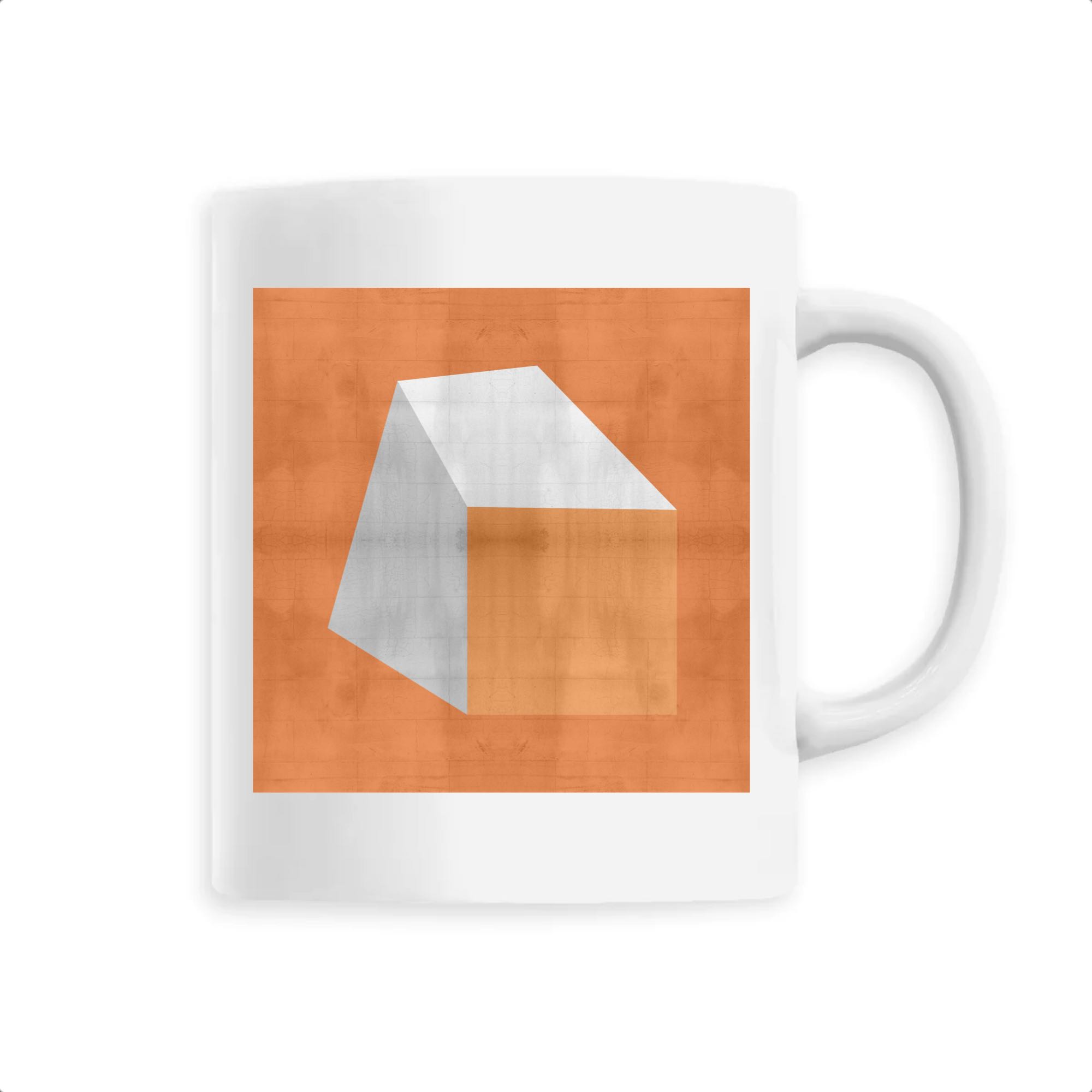 Orange Cube No.1 Mug