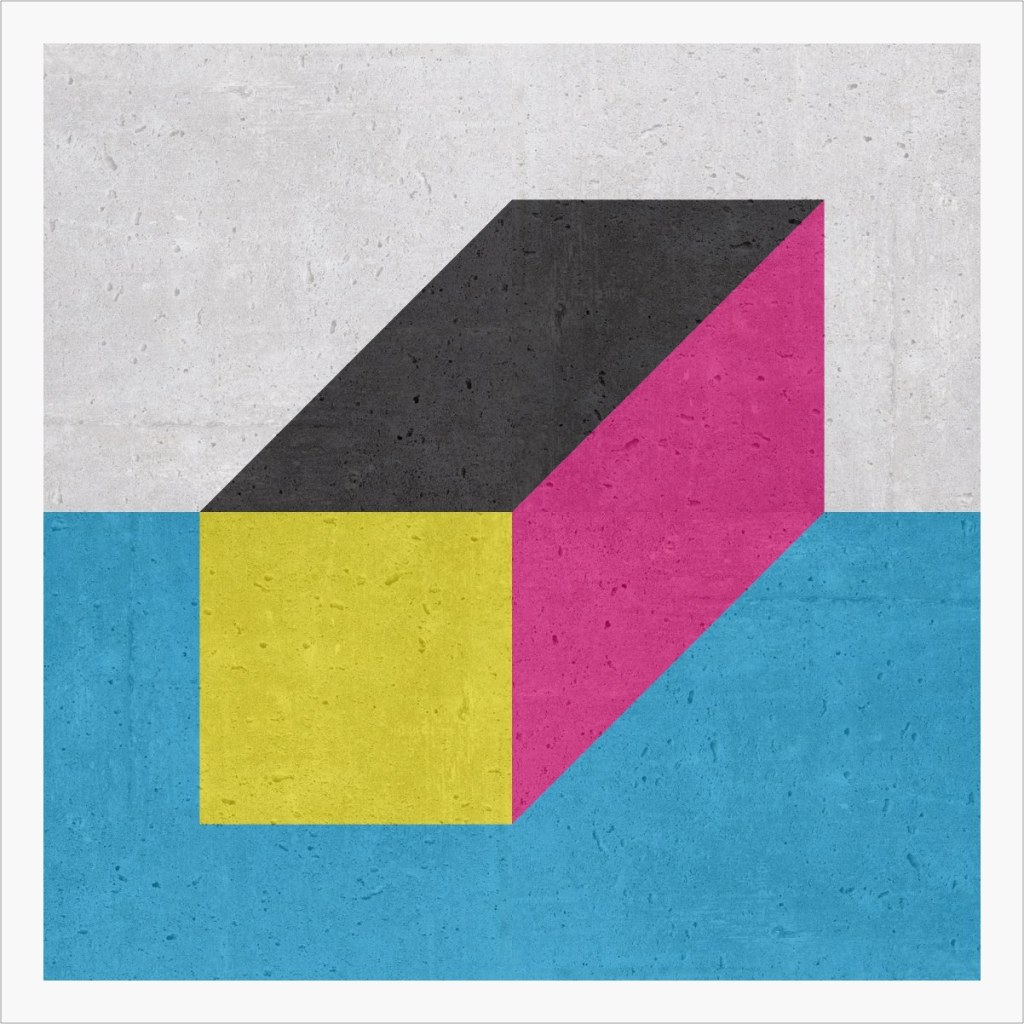 CMYK No.1 Bauhaus style virtual graffiti