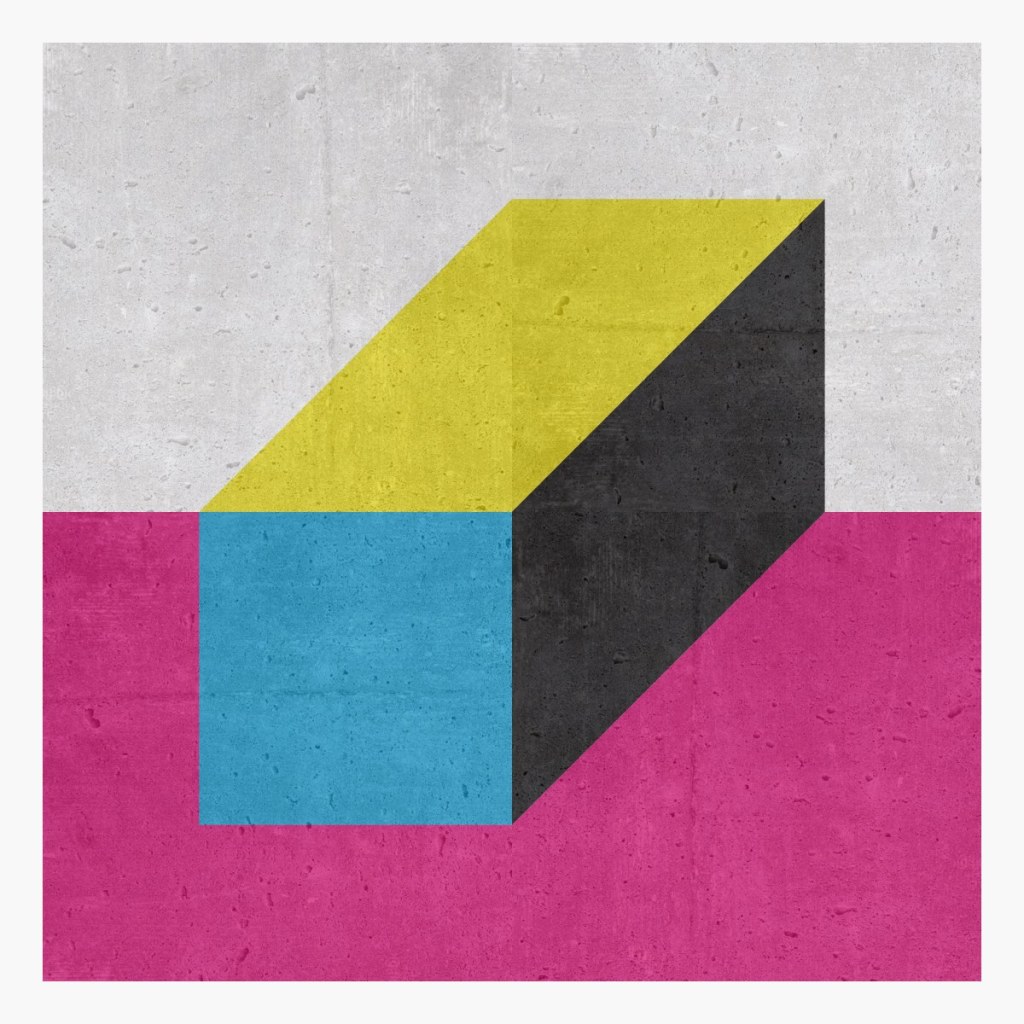 CMYK No.2 Bauhaus style virtual graffiti